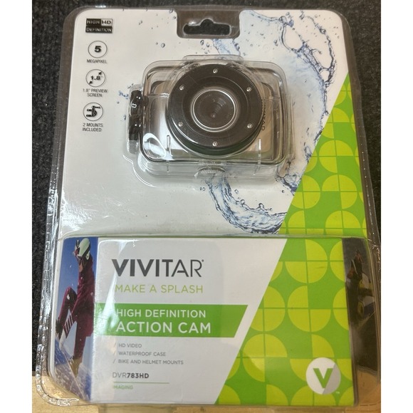 Vivitar Make A Splash Action Camera DVR783HD NIB - Picture 1 of 2